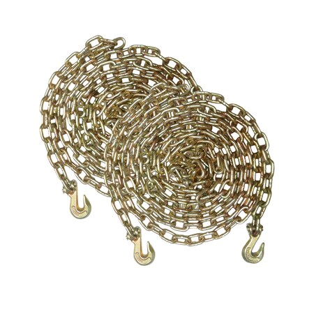 Tie 4 Safe 5/16" x 20' Transport Chain
WLL: 4,700 lbs, PK2 TCG70-516-2